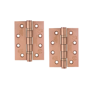 Grade 13 Hinges - Ball Bearing 102mm x 76mm x 3mm Pair And a Half Square Corner