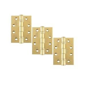 Grade 13 Hinges - Ball Bearing 102mm x 76mm x 3mm Pair And a Half Square Corner