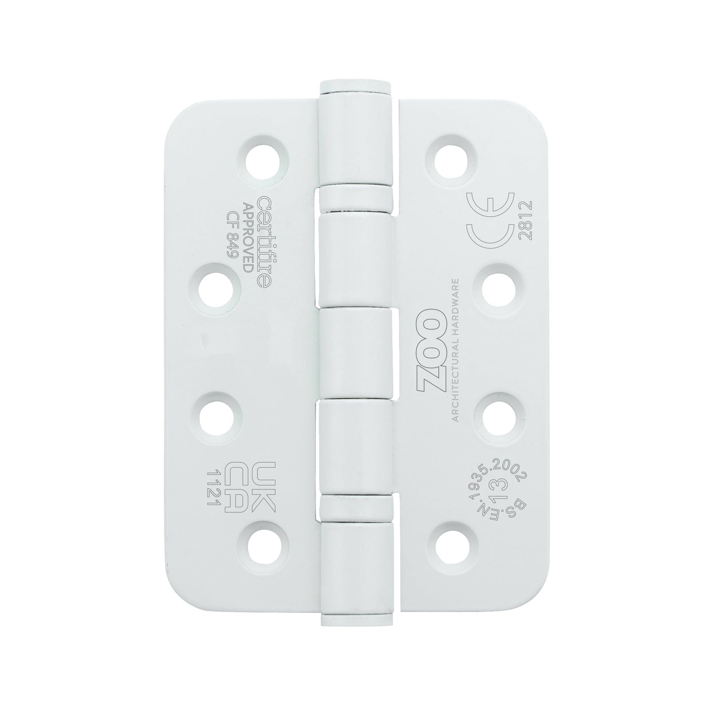 Grade 13 Hinges - Ball Bearing 102mm x 76mm x 3mm Radius Corner