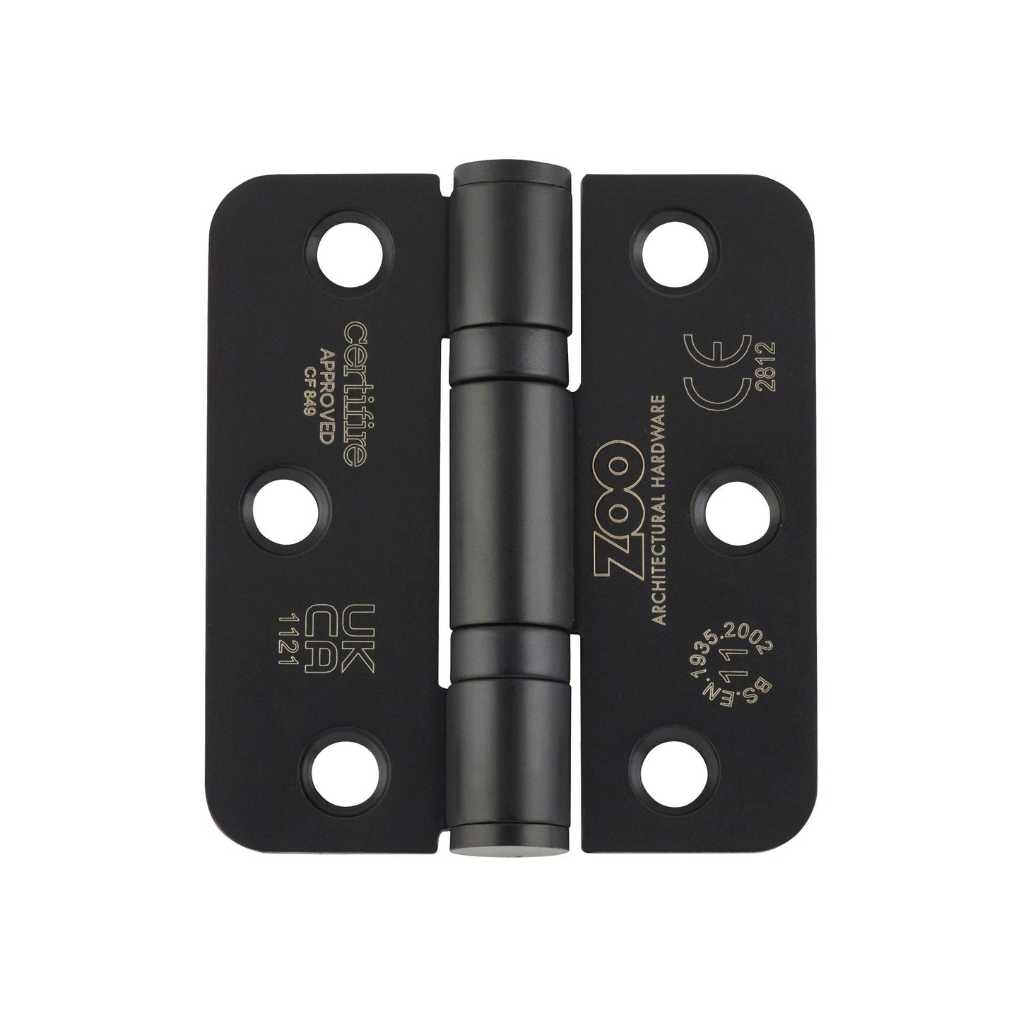 Grade 11 Bearing Hinges - 76mm x 67mm x 2.5mm Radius Corner