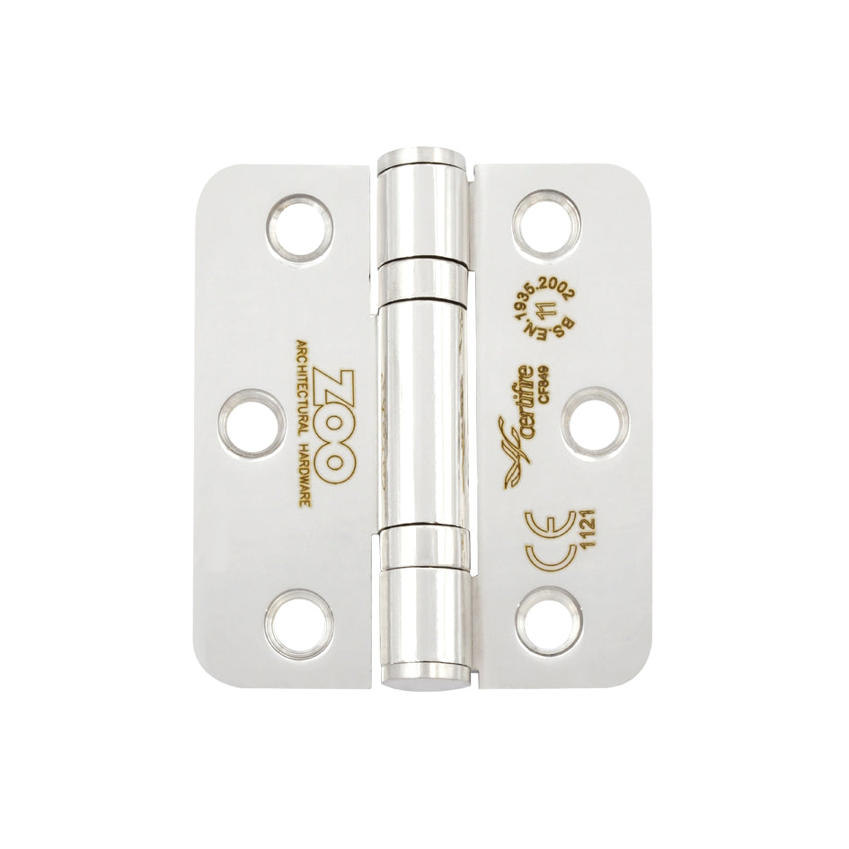 Grade 11 Bearing Hinges - 76mm x 67mm x 2.5mm Radius Corner