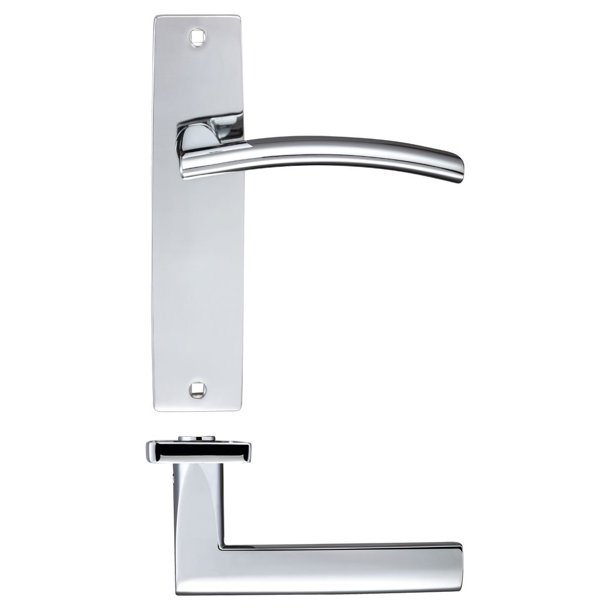 Amalfi Lever Latch On Backplate - 180x43mm