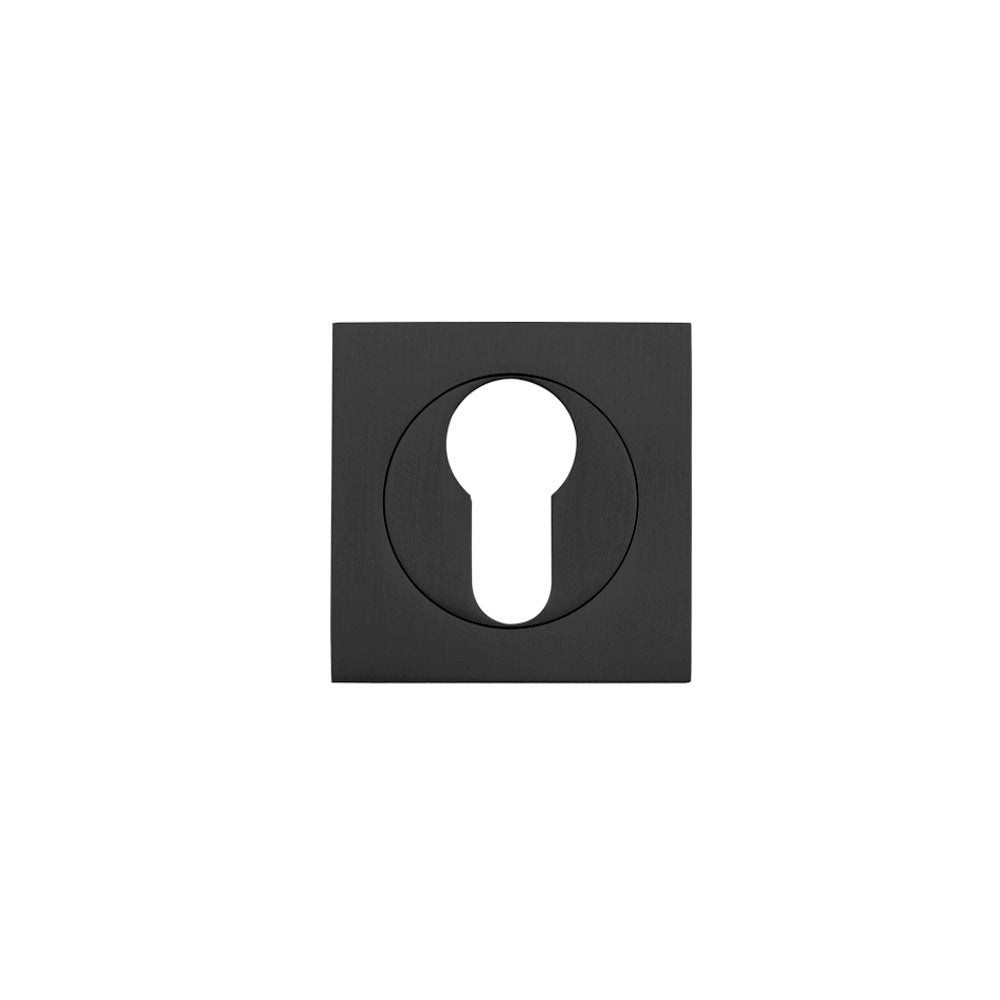 Square Escutcheon - Euro Profile