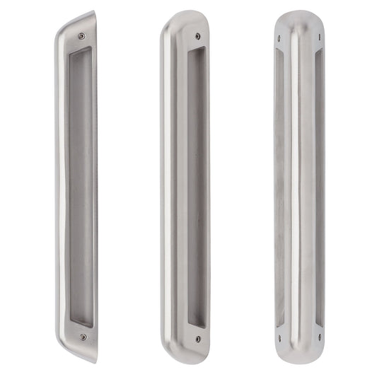 Anti Ligature Pull Handle 250mm CTC (280mm)- Satin St. Steel