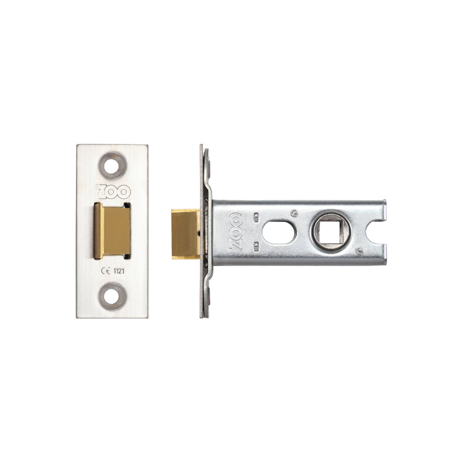 Tubular Latch (Knobs) - Architectural 45* Travel   C/W SSS forend